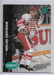 1991-92 Pro Set Parkhurst #37 Nicklas Lidstrom Rookie Detroit Red Wings